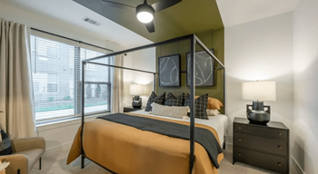 Plush carpeting in bedrooms